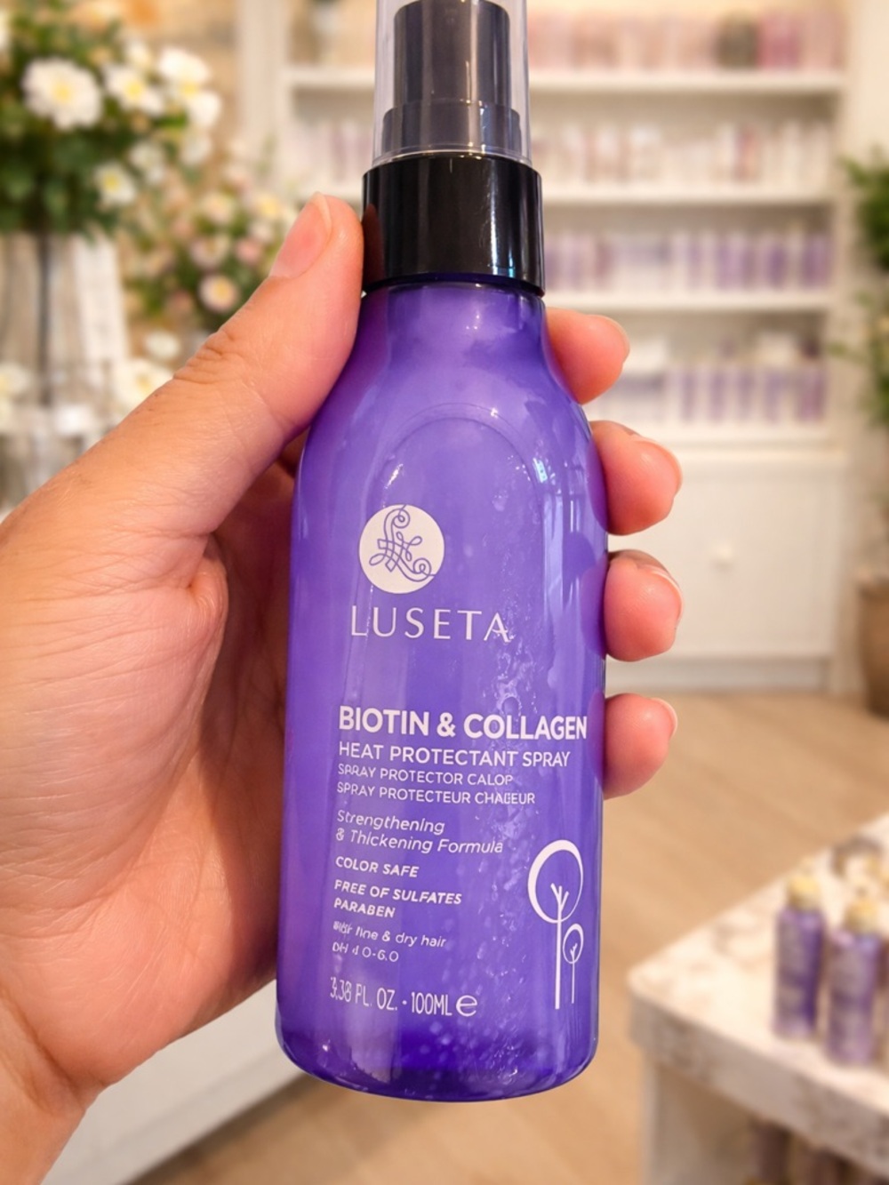 Luseta Biotin & Collagen Heat Protectant Spray - 3.38fl oz